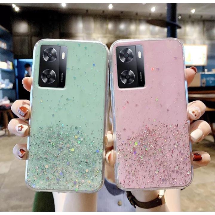 CASING GLITER ( OPPO A57 4G / A57 5G / A57S / A57E ) CASING TERLARIS 2023 - ISTIQOMAH ACC