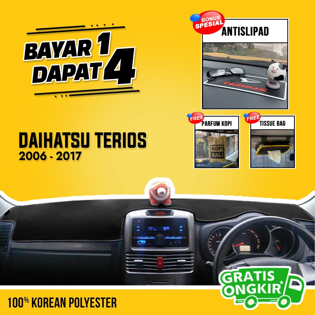 Jual Alas Dashboard Mobil Terios Gen 1 Karpet Dashboard Mobil - Pelindung Asesoris Taplak Dasbor - P
