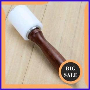 limited stock Alat Kerajinan Kulit Palu Nilon - Nylon Gagang Kayu Leather Carving Hammer 1