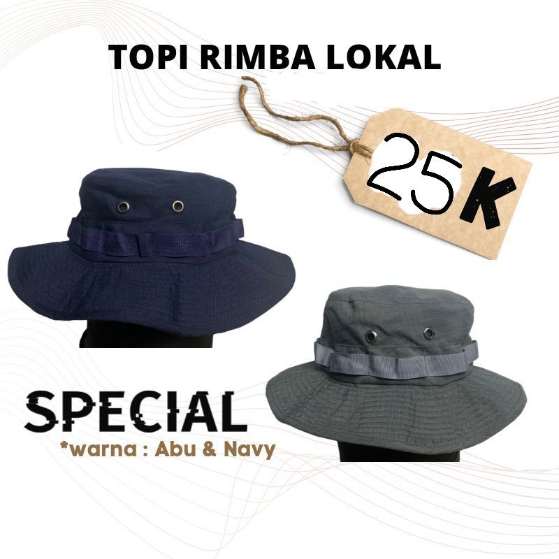 Grosir Topi Gunung Rimba Outdoor Hiking Camping Hat tali Cream army