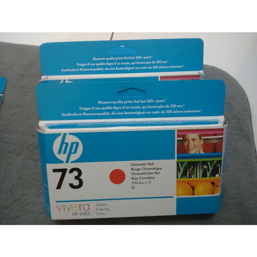 Tinta HP Printhead 73 Matte Black Chromatic Red Original