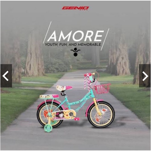 SEPEDA MINI CTB ANAK PEREMPUAN GENIO AMORE 16 18