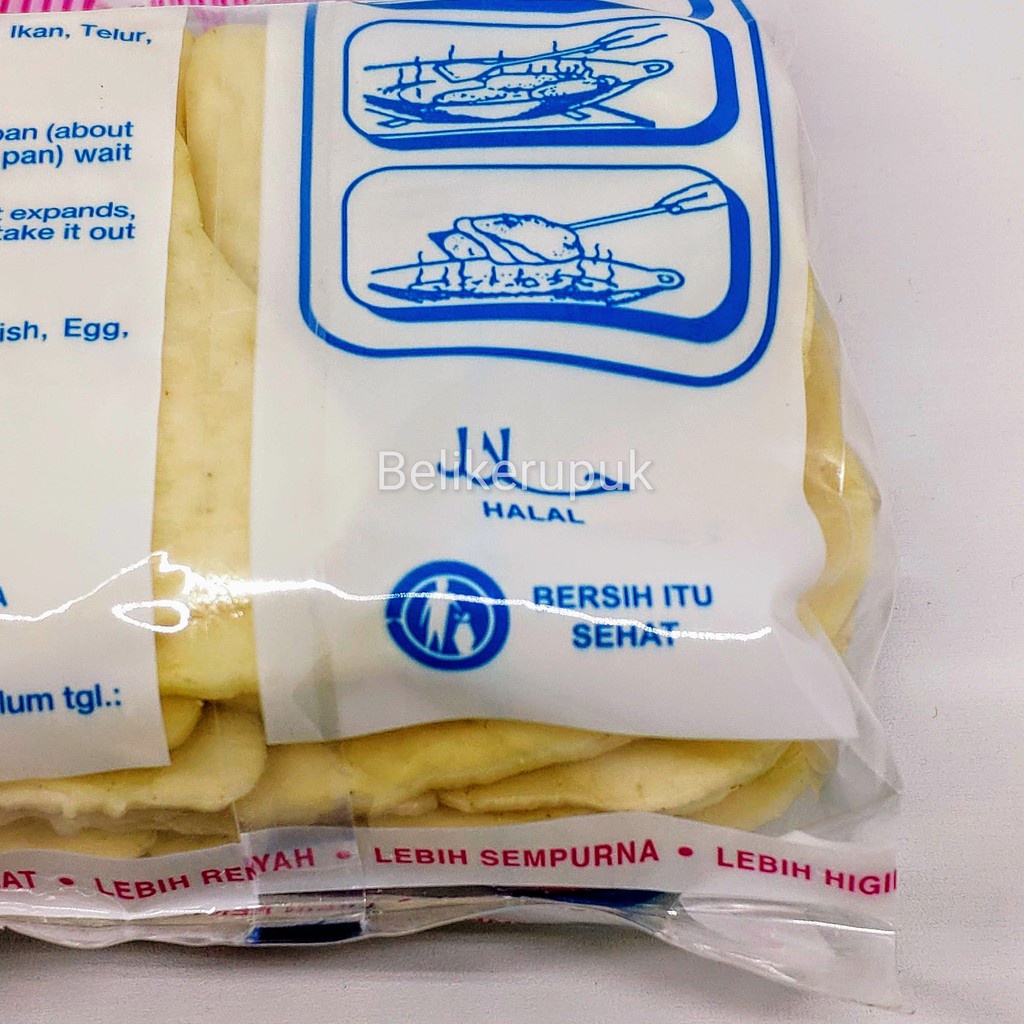 

Lezatoz_Genz Dua Menara Kerupuk Udang Mentah Bentuk Mentor/Mede 250G Krupuk Udang Menara