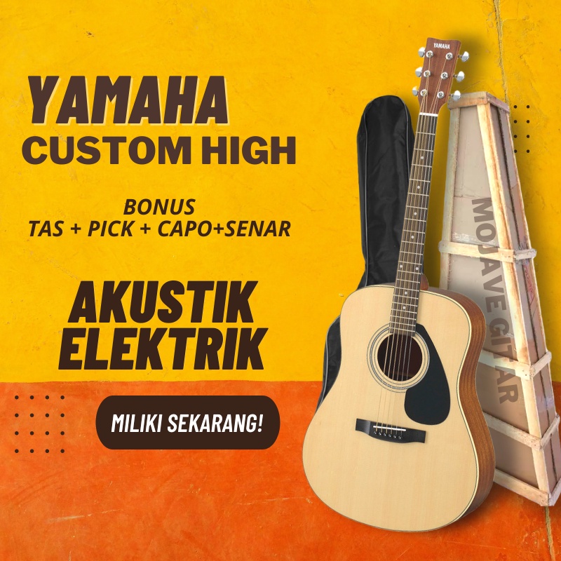 Gitar F310 Custom Akustik Elektrik Custom High Quality