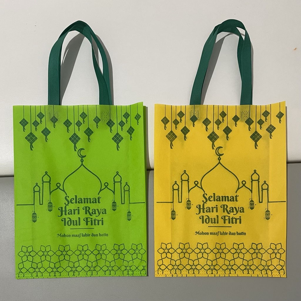 

Tas Idul Fitri Goodie Bag Lebaran Print Dua Sisi