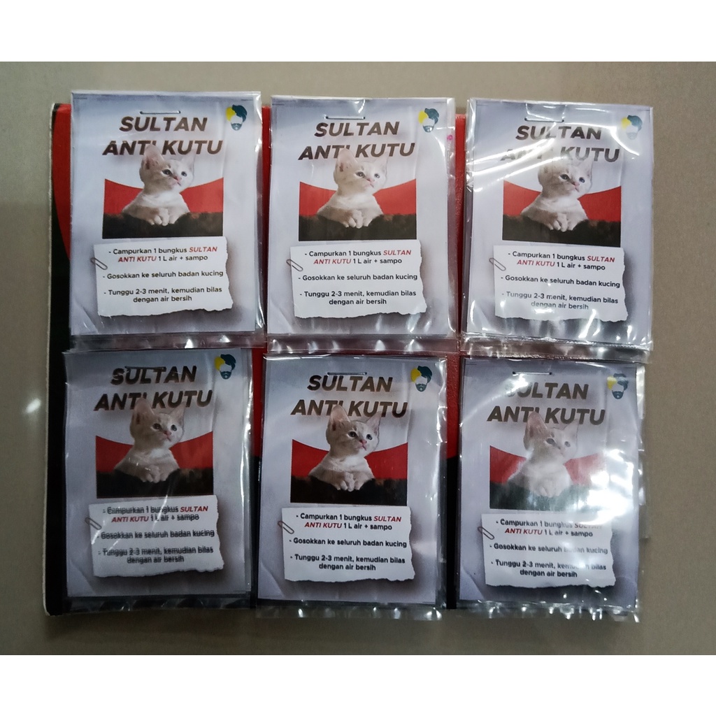 Obat Anti Kutu Kucing Sultan Mandi Kutu Kucing