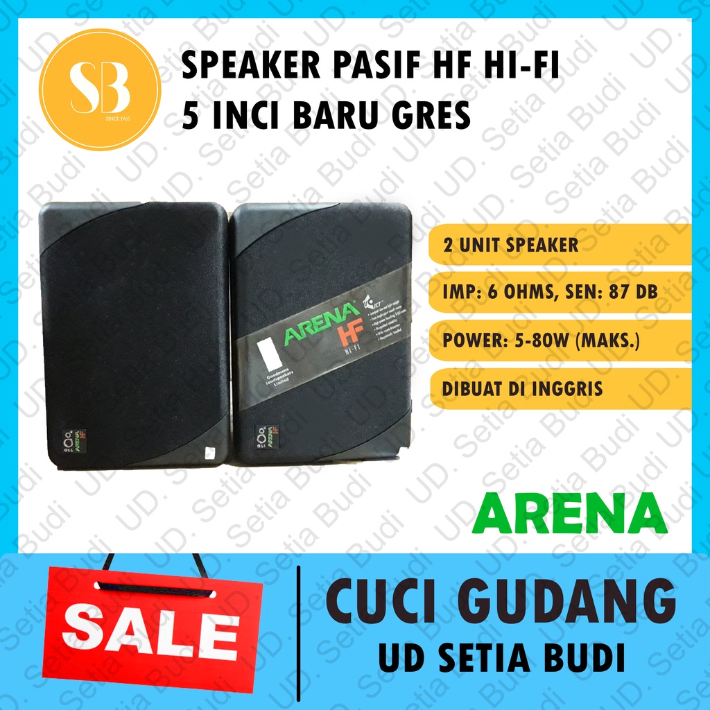 Speaker Gantung Goodmans Arena HF HI-FI 5 inci Made in England Baru Gres