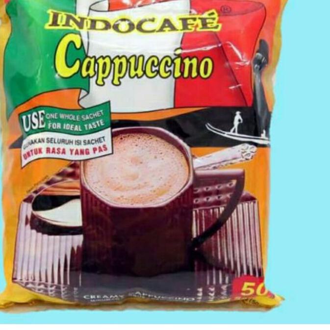 

♤ Indocafe Cappucino Bag 50bks Cappuccino ✩