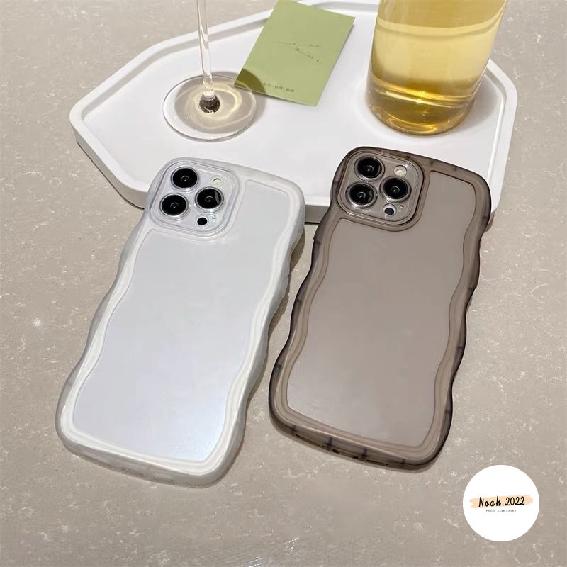 Casing Gelombang Lembut Redmi 10C 10A 10 9 9A 9C 9T Note 10Pro 10 10s 11 11s 9 8 9pro 9s 11Pro+POCO M3 X3 NFC Mi 11T Pro Bingkai Bergelombang Mewah Simple Militer-Grade Shockproof TPU Full Case