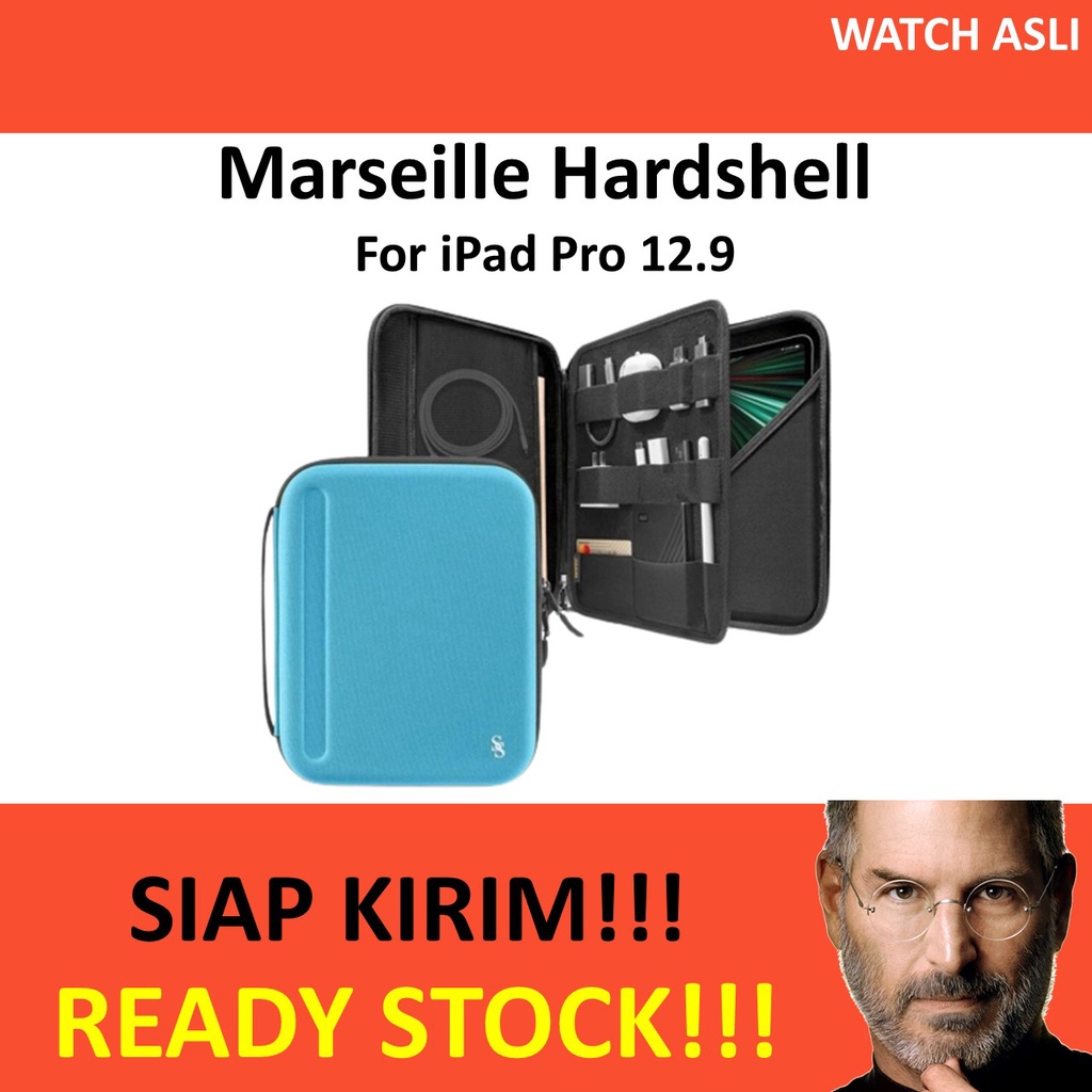 Case Marseille Hardshell for iPad Pro 12.9 Inch M2 M1 2022 2021 Seine