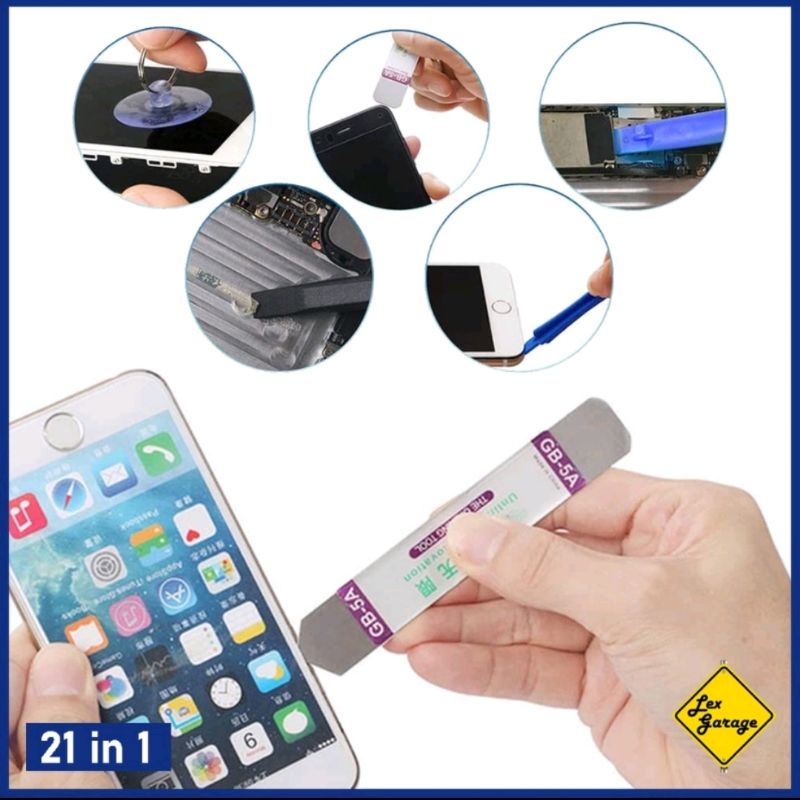 OBENG SET REPARASI HP LAPTOP DLL 21 IN 1 LENGKAP 1 SET