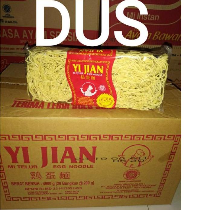

➧ Mie Telur Yi Jian Kecil isi 20pcs Per-Dus ♀