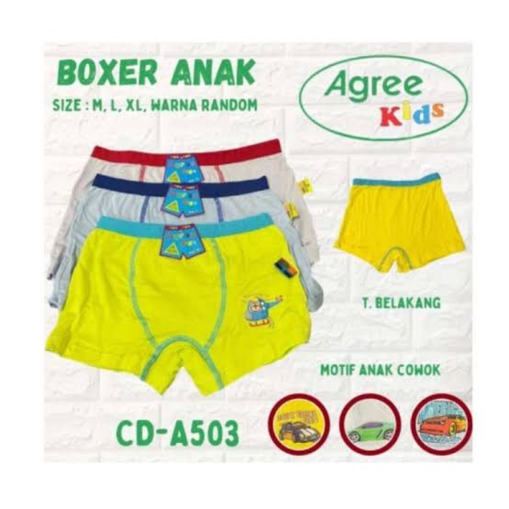 J610 CD BOXER ANAK COWOK AGREE BOYS BOXER ANAK ART A 503