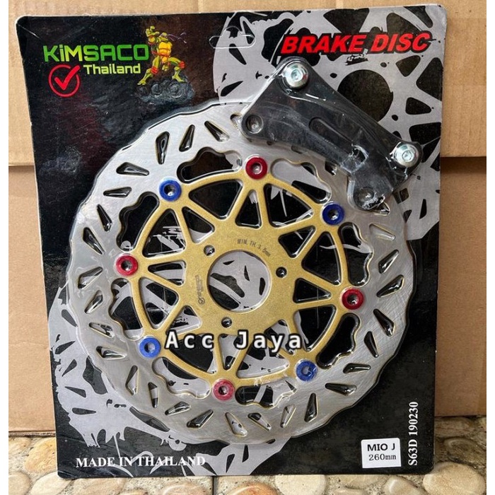 Piringan Cakram Disc Lebar Besar 260Mm Motor Mio J / Mio M3 Lubang 3