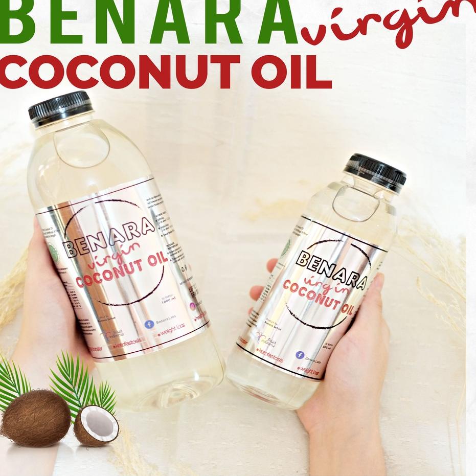 

◙ 1000 ml - 500 ml Minyak Kelapa Murni - Benara ♨