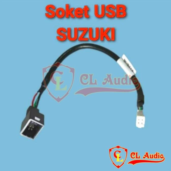 Kabel Soket Sambung USB Consul Box Head Unit Android Suzuki