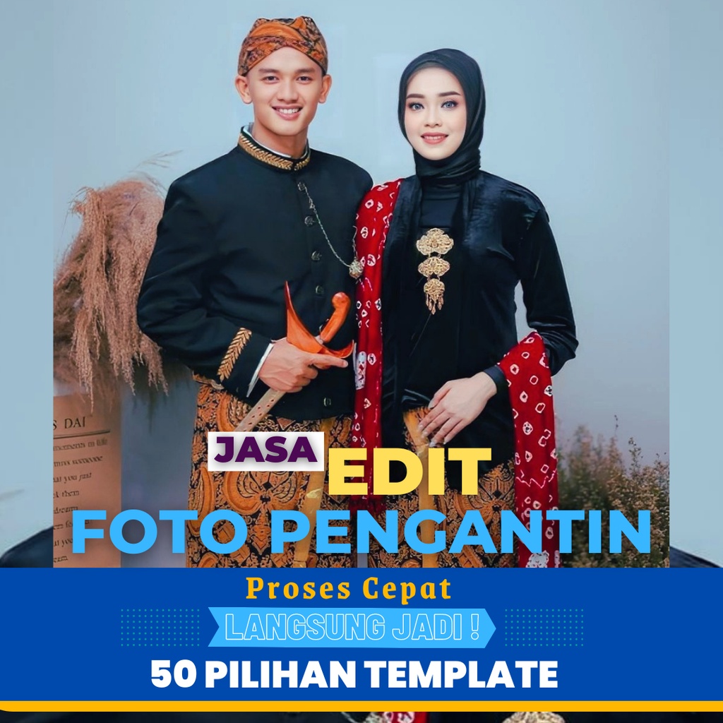 Edit foto ganti wajah / Edit foto pengantin / Edit foto preweding / Edit foto pernikahan