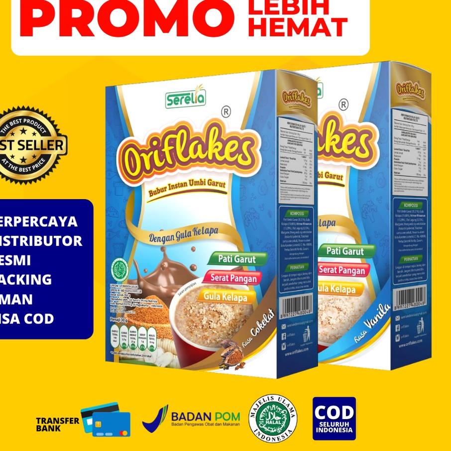

✤ ORIFLAKES SLIM Sereal Umbi Garut 350gram ▲