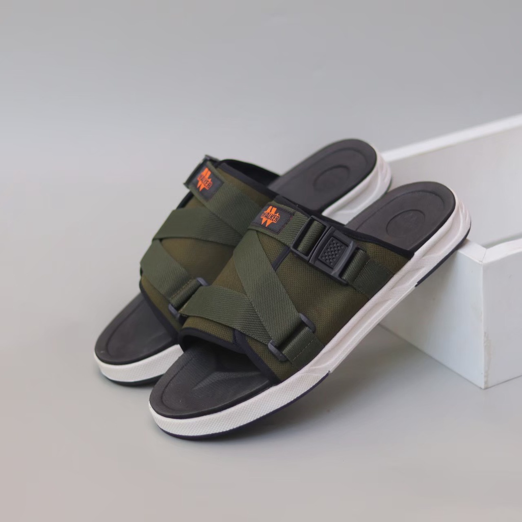 Sandal pria outdor-sandal slop pria tali- sandal wanita pria slide slop sliper webing distro kekinian A004 sandal indian pria