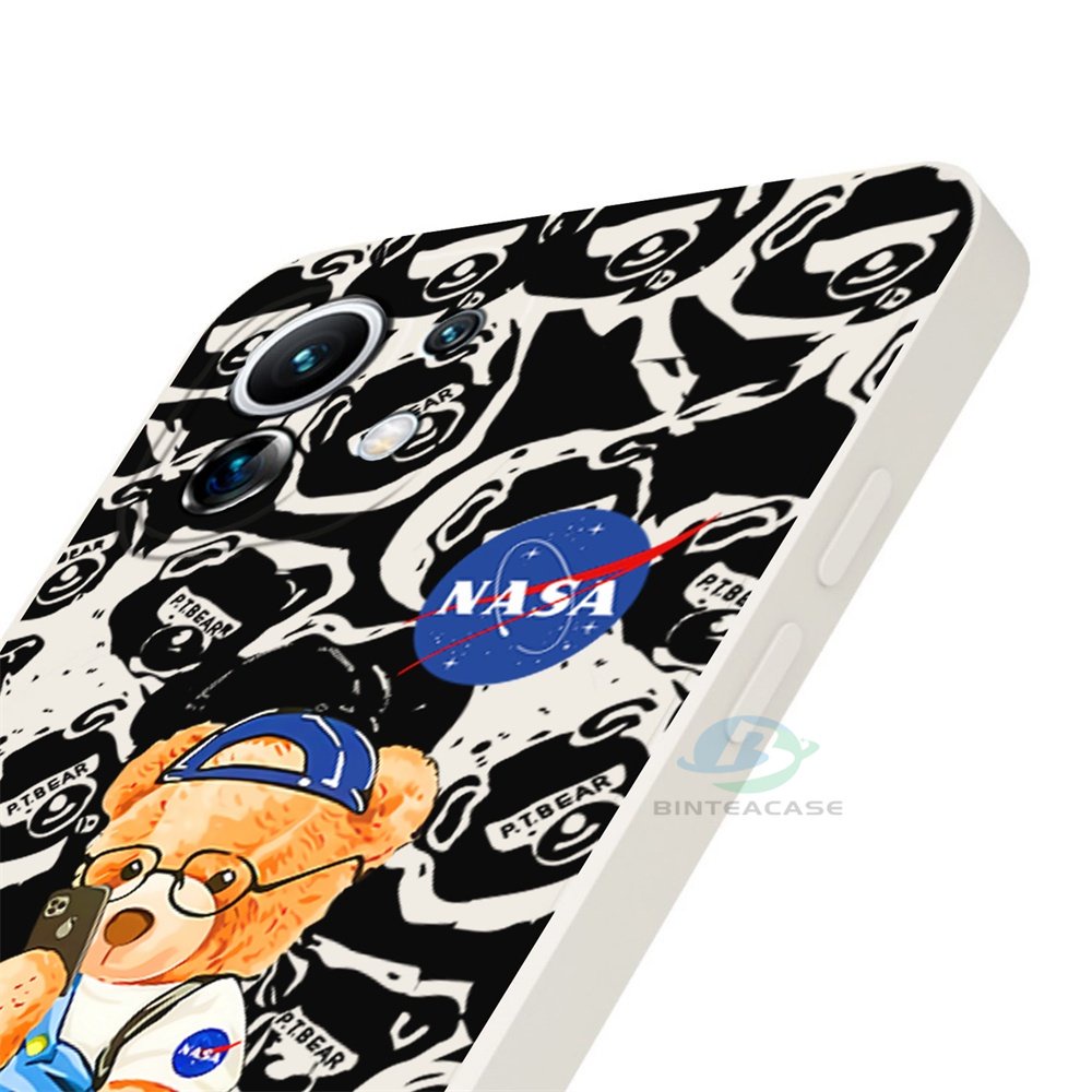 Huawei P30 Lite Nova 5T Nova 3i Nova 7i Y6P Y7A Y6 Pro Y7 Pro 2019 Y9S Kartun Koboi Muppet Bear Silikon Casing Ponsel Binteacase