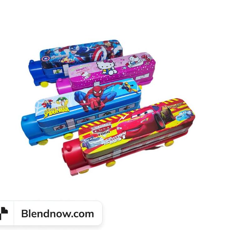 

Model Terkeren Kotak/tempat/tepak Pensil Kaleng Kereta rautan Fancy / Tempat Pensil susun Fancy ES 071