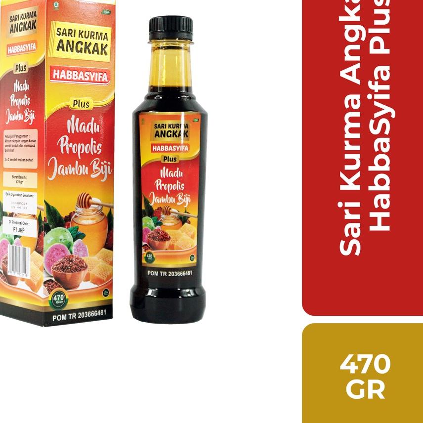 

➽ Sari Kurma Angkak Habbasyifa Isi 470gr, Original, Sari Kurma Angkak PLUS Jambu Biji ♟