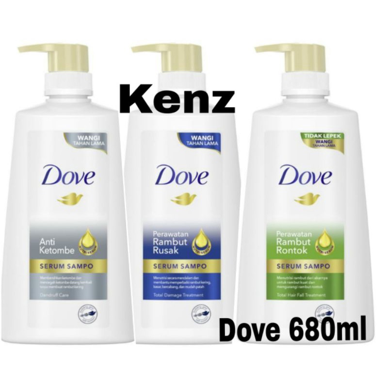 DOVE Shampoo Hair Fall Treatment / Total Damage Treatment 680ml