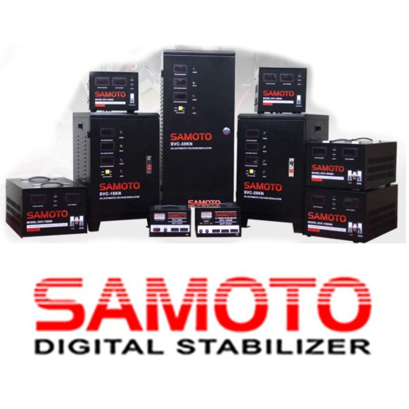 Stabilizer SAMOTO 1500N Penstabil Arus Listrik  Soft Start