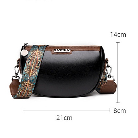 TAS SELEMPANG WANITA KULIT PREMIUM JINGPIN IMPORT HITAM MABIE KEKINIAN TA731B5 SLING BAG KOREA CEWEK REMAJA SIMPLE KECIL LUCU BATAM SHOULDER BAHU BRANDED MURAH
