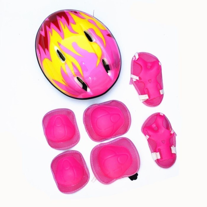 Helm Sepeda Anak / Balance Bike Gratis Dekker Pelindung Siku Lutut /perlengkapan bersepeda /helm sepeda murah