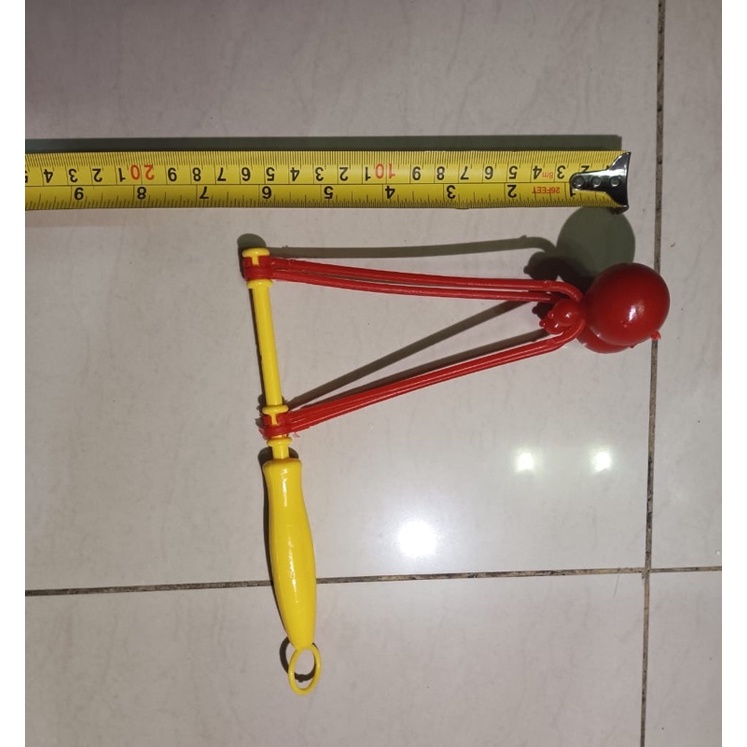 Lato Lato Gagang Ukuran 20cm  /Mainan Latto Bola Etek Etek Lato Lato Viral Tek Tek
