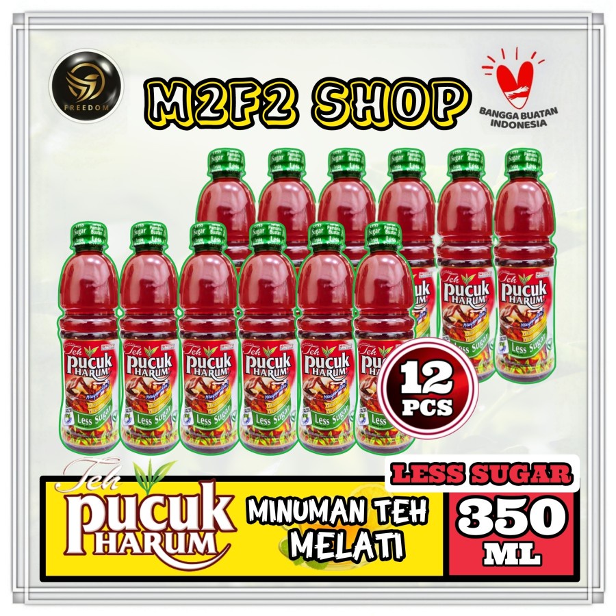 

Teh Pucuk Harum Less Sugar Botol Pet - 350 ml (Kemasan 12 Pcs)