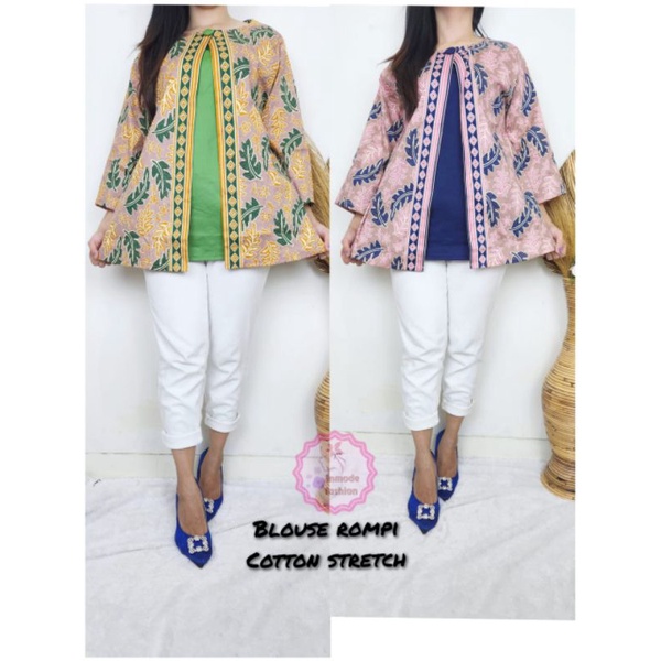ROMPI BATIK/ATASAN ROMPI BATIK/BATIK ROMPI/ATASAN BATIK ROMPI BAHAN STRECH/JUAL ATASAN BATIK/ATASAN 
