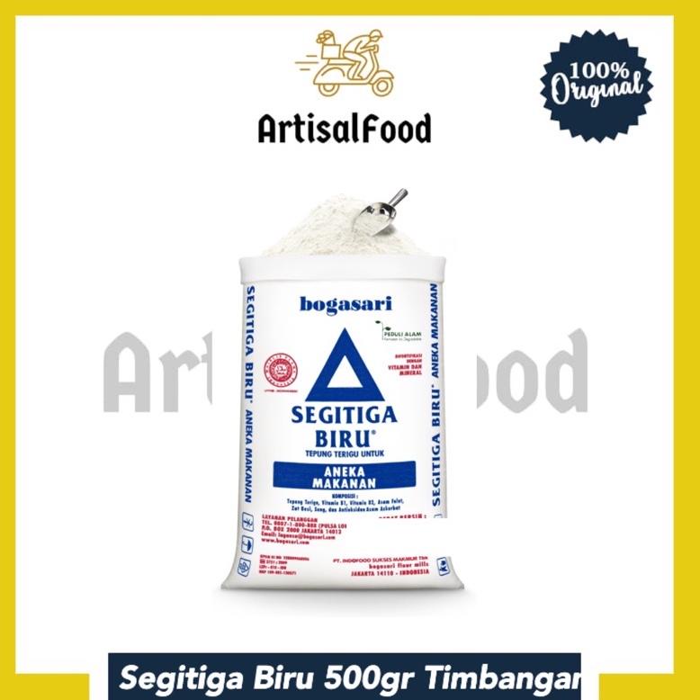 

F97 Tepung Terigu Bogasari TIMBANGAN 500gr Segitiga Kunci Biru Cakra Kembar Emas Lencana Merah Komachi kiloan 500 gram BIG SALE ヂ