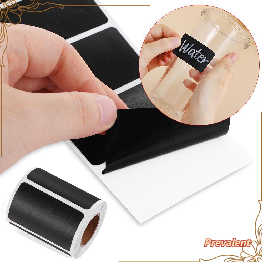 Preva 150pcs/roll Label Stiker Tahan Air Selai Jar Rempah Blackboard Label