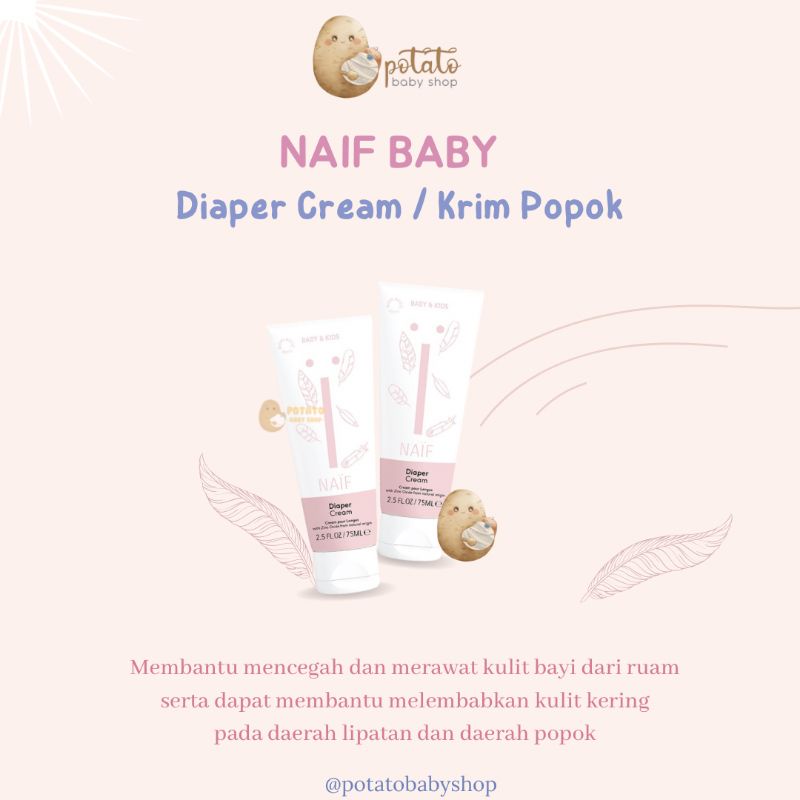 Naif Diaper Cream - Krim Popok Pencegahan