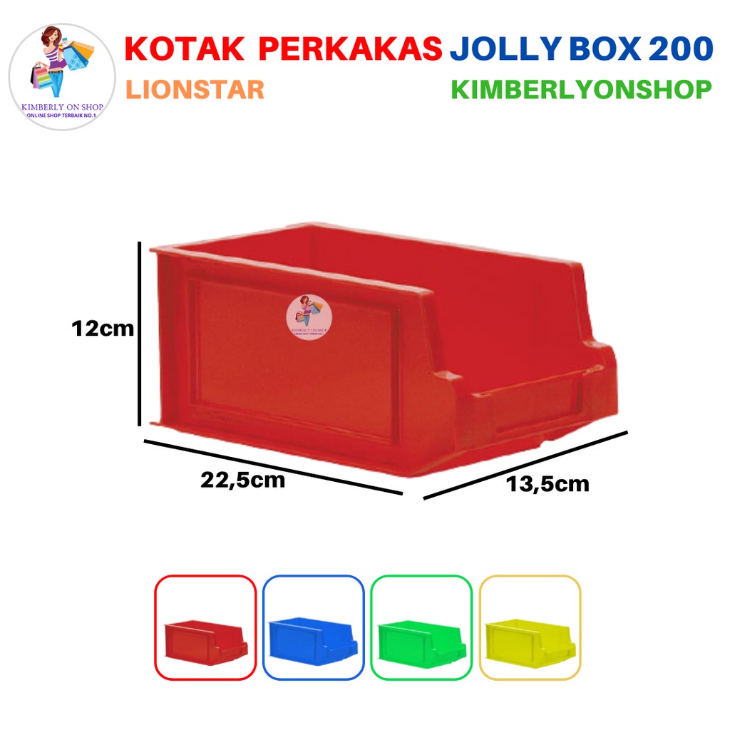 Kotak Perkakas Sparepart Case Jolly Box 200 Lion Star