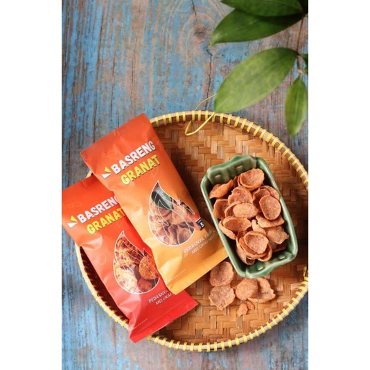 

cemilan ringan Basreng Granat