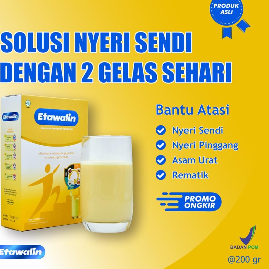 

12.12 Brands Festival ETAWALIN - Susu Kambing Etawa Solusi Nyeri Sendi & Pegal Linu 100% Produk Asli Dengan Bahan Alami 1 Box !!!