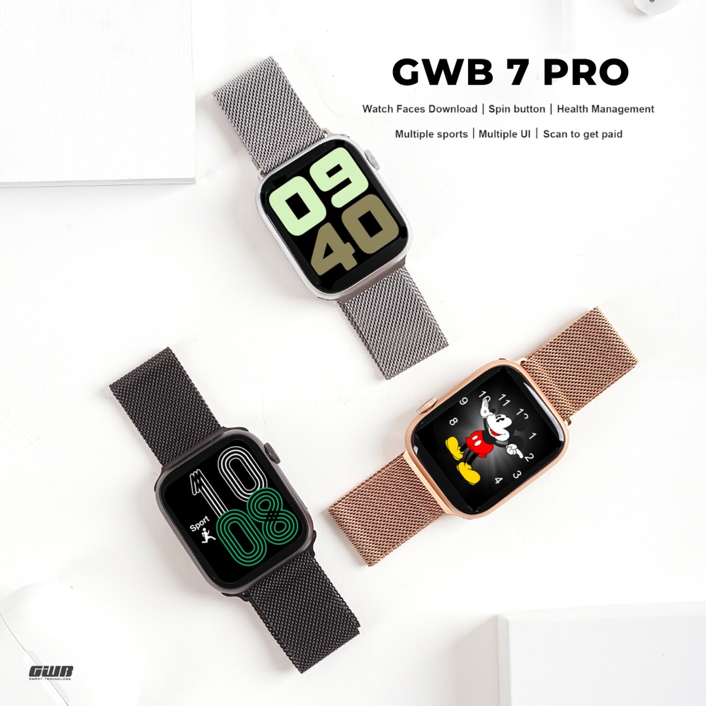 GWB -  8 PRO Premium Smartwatch Water resistant [FREE STRAP]