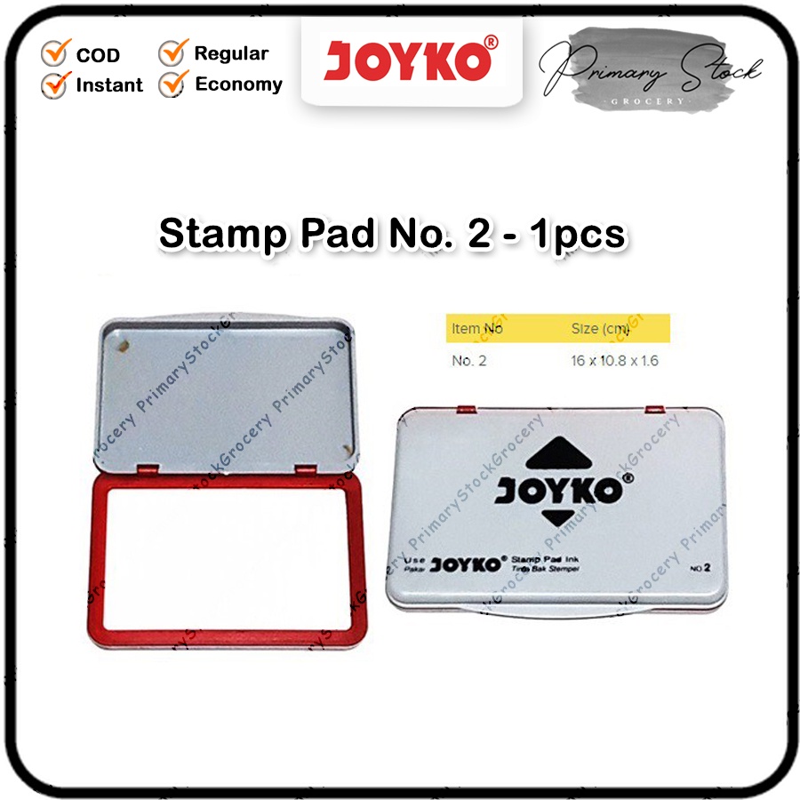 

Bak Stempel Joyko No 2 Stamp Pad Bantalan Setempel Besar