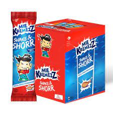 

Mie Kremezz Shake & Shorr Rasa Ayam Panggang Isi 20 + 1 pcs Ready Stok