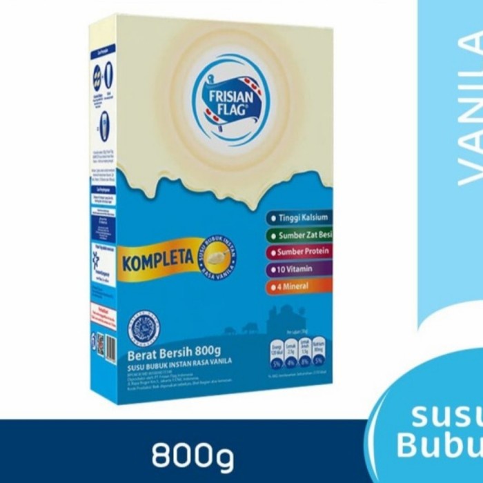 

[ COD ] FRISIAN FLAG KOMPLETA SUSU BUBUK KELUARGA VANILA 800GR
