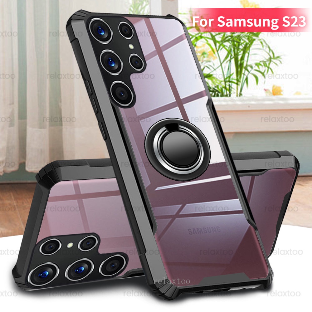 Case Samsung GALAXY S23 Ultra Plus M33 5G M12 A12 M51 A51 A71 Clear Casing Cover Silikon Soft Case
