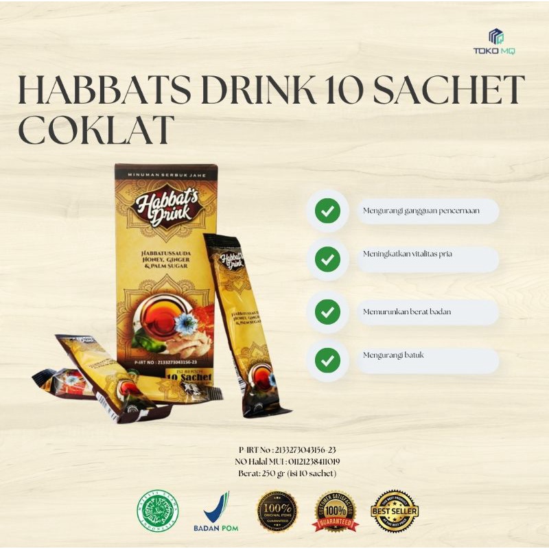 

Habbats Drinks 10 Sachet