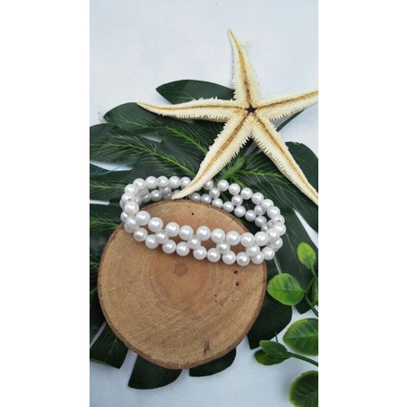 gelang mutiara putih gelang mutiara cantik gelang kekinian gelang mutiara terbaru