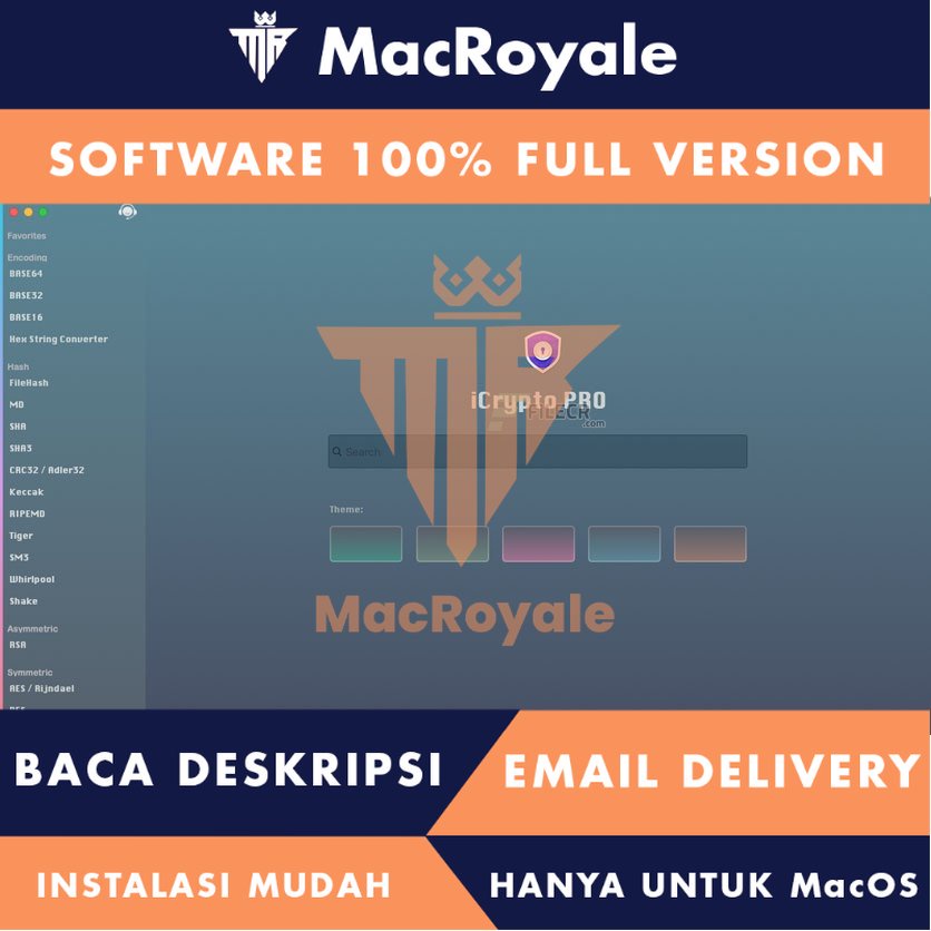 [MacOS] iCrypto PRO Full Version Lifetime Full Garansi