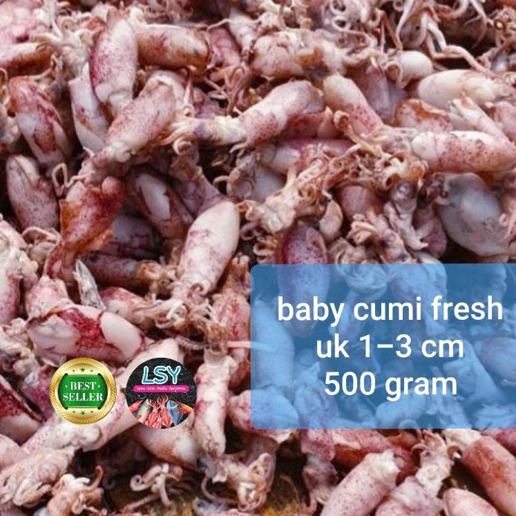 

☼ ikan asin baby cumi / cumi rebus 78 berat 500gram ☋