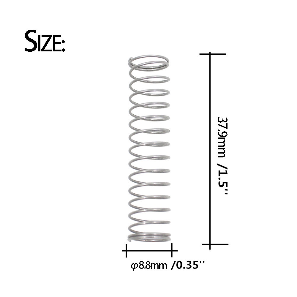 3pcs/set Pegas Piston Bahan Stainless Steel Silver Untuk Terompet