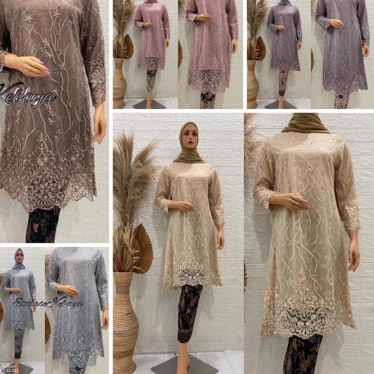 ✦ EK-> KEBAYA TUNIK – SETELAN KEBAYA MODERN – SETELAN KEBAYA BRUKAT – SET KEBAYA – KEBAYA TUNIK – KE